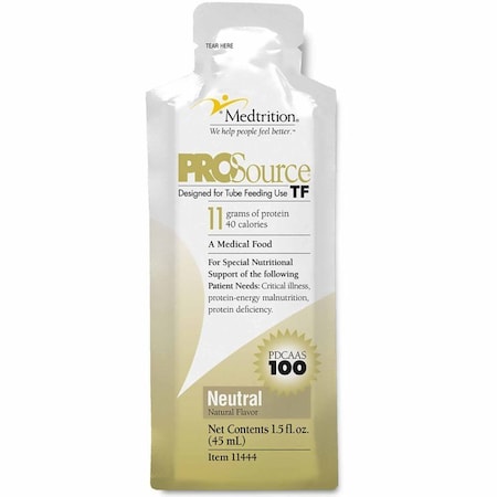 Prosource Tf Tube Feeding Formula Unflavored Liquid 45 mL Pouch, 100PK 11444